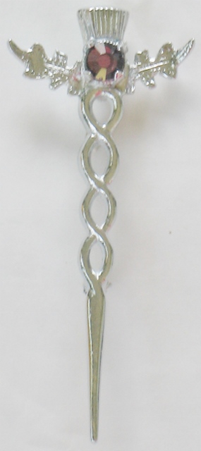 Twisted Thistle Kilt Pin - Click Image to Close